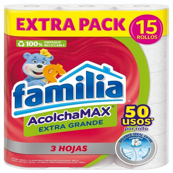 Papel higiénico Familia x 12 rollos
