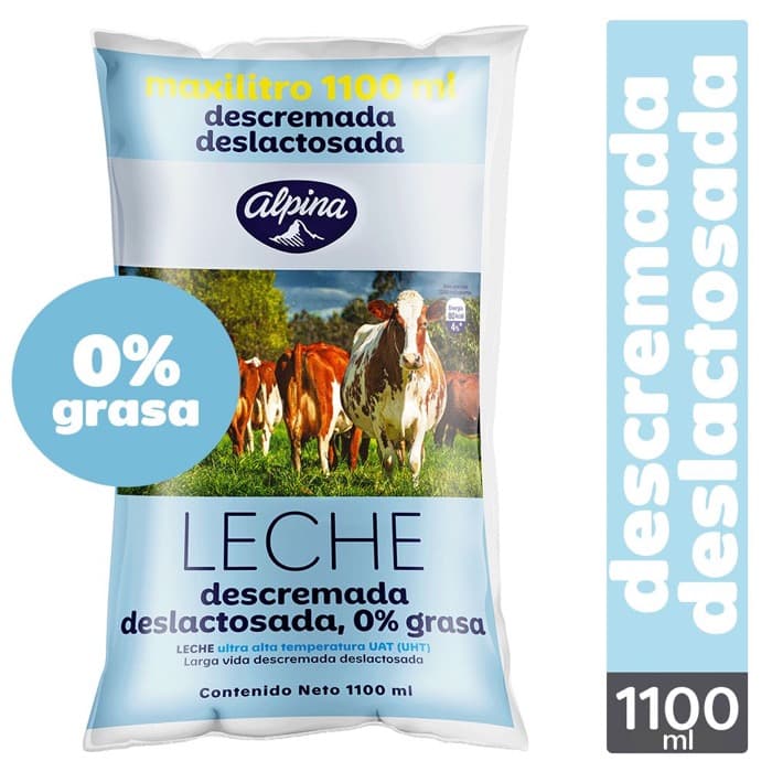 Leche deslactosada Alpina 1.1 L