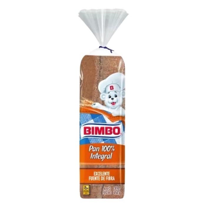 Pan integral Bimbo 580g