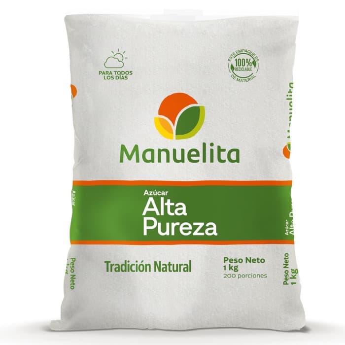 Azúcar blanca Manuelita 1 kg