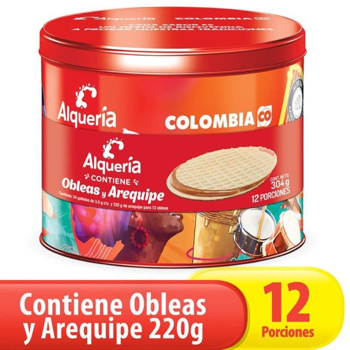 Obleas con arequipe x 6 unidades