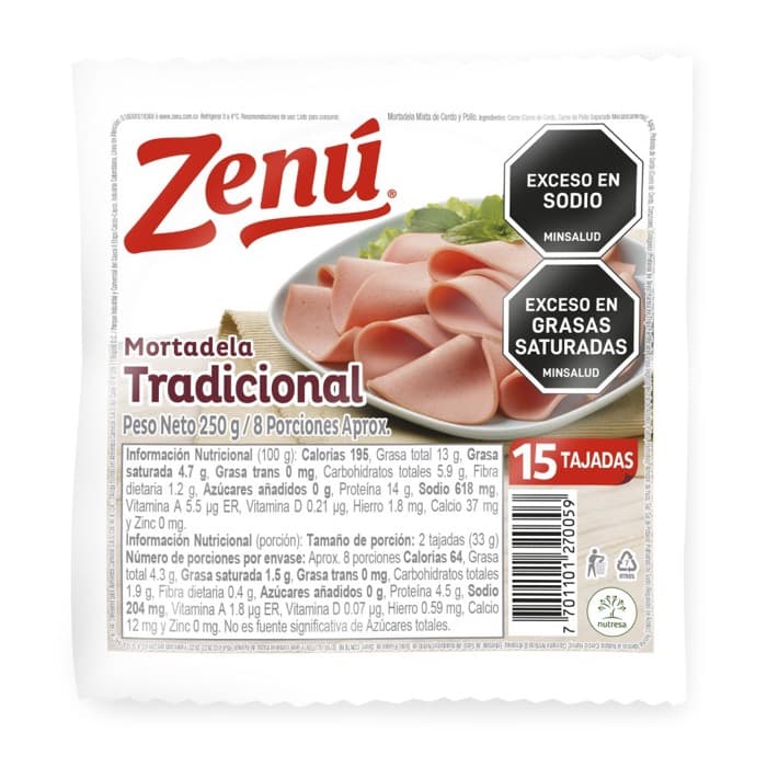 Jamón Zenú sánduche 230g