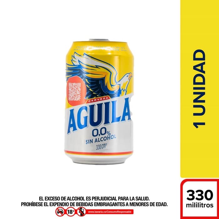 Cerveza Águila 6 pack 330ml