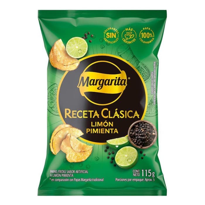 Papas Margarita Limón 150g