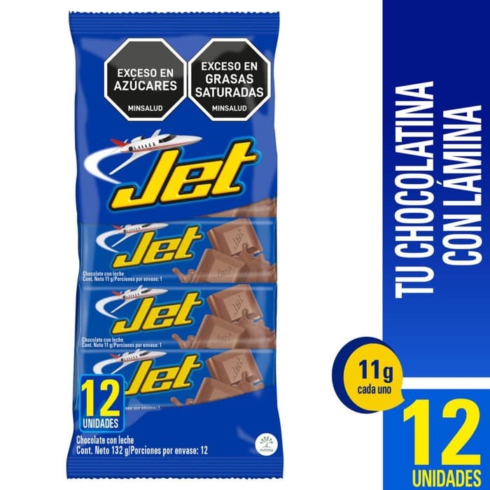 Chocolatina Jet x 5 unidades