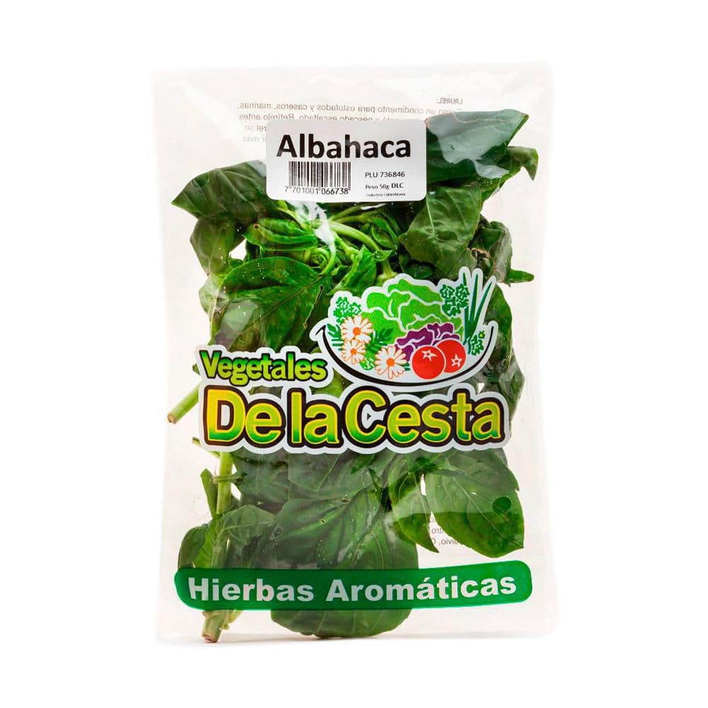 ALBAHACA FRESCA BOLSA  50  gr