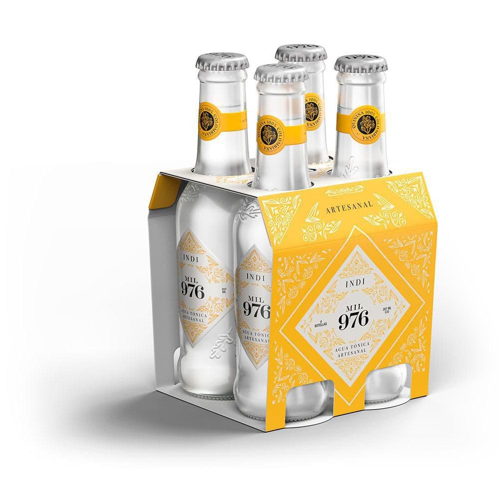Agua tónica MIL 976 indi x 4 und (828  ml)