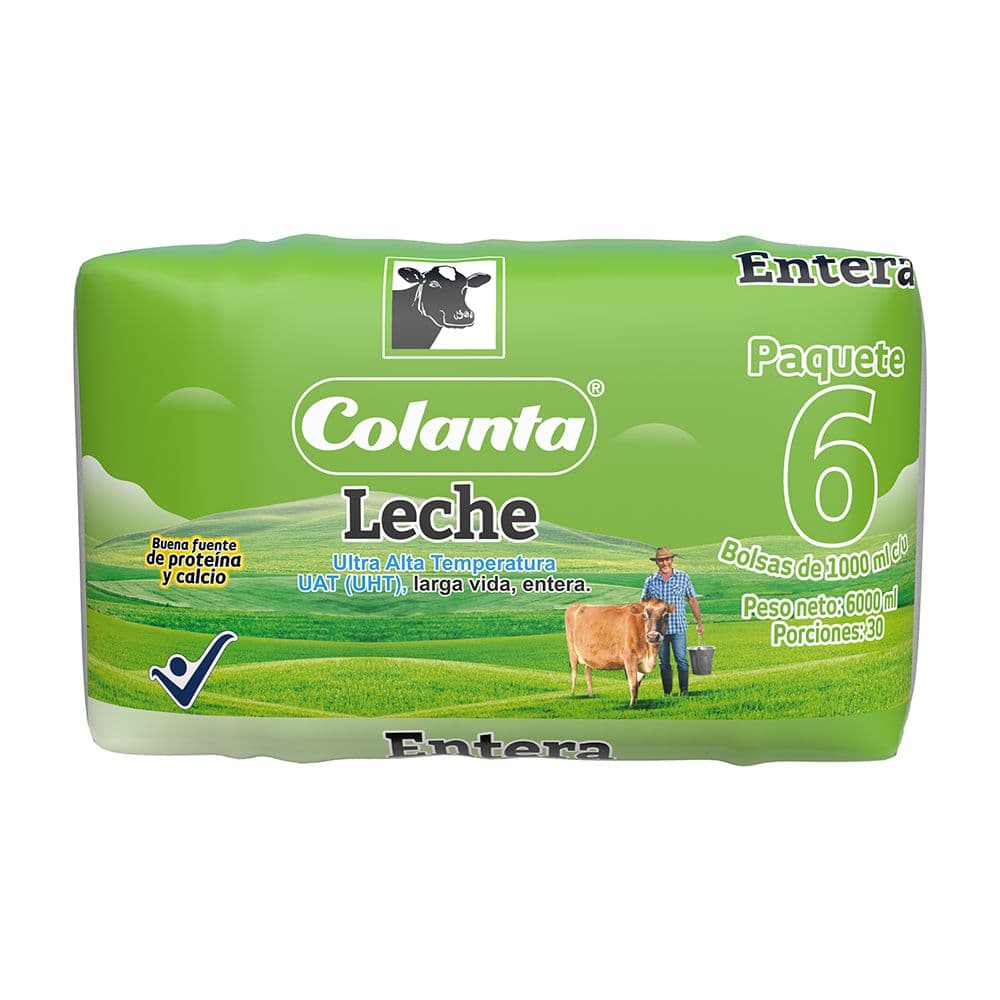 Leche COLANTA uht entera (6000  ml)