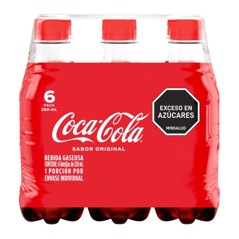 Gaseosa COCA COLA original x6und 250ml (1500  ml)