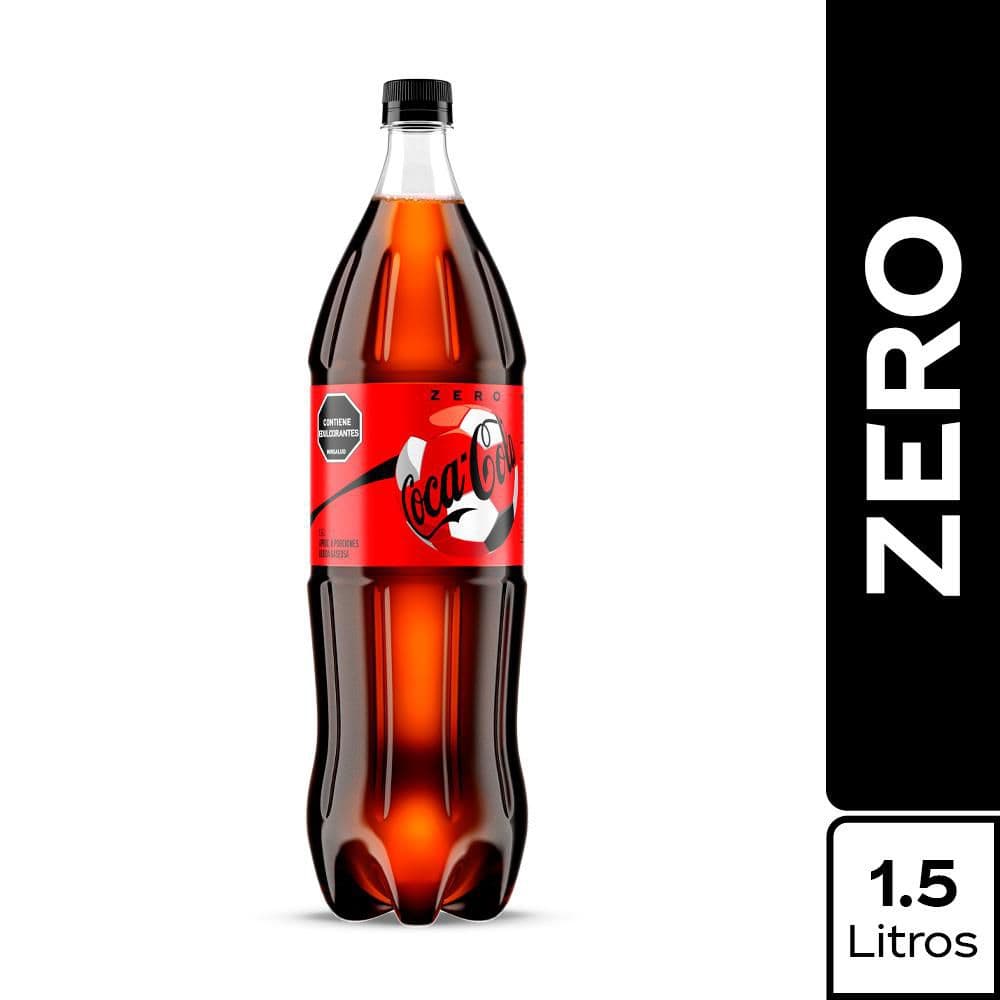 Gaseosa Coca Cola ZERO botella (1500  ml)