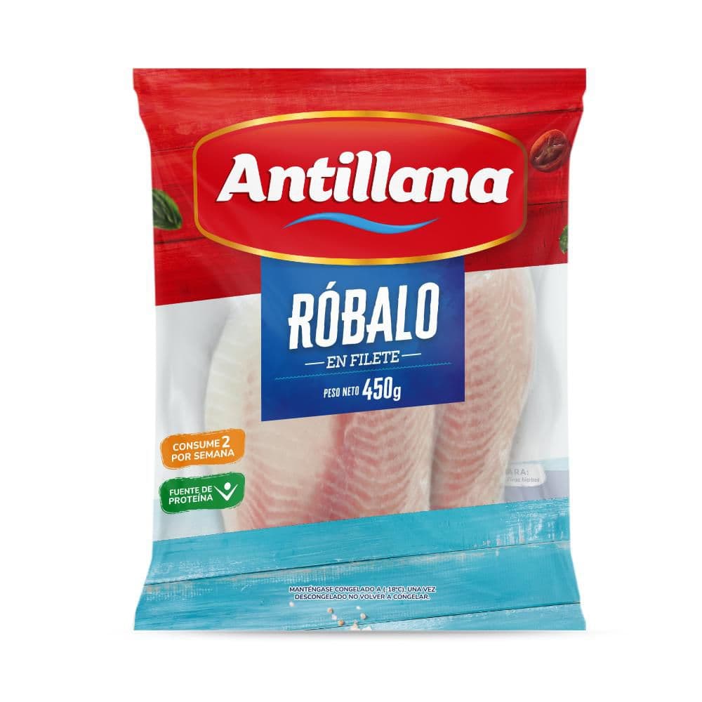 Filete de róbalo ANTILLANA congelado (450  gr)
