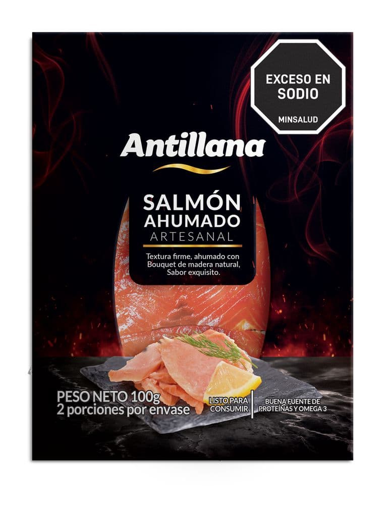 Salmon ahumado ANTILLANA artesanal (100  gr)