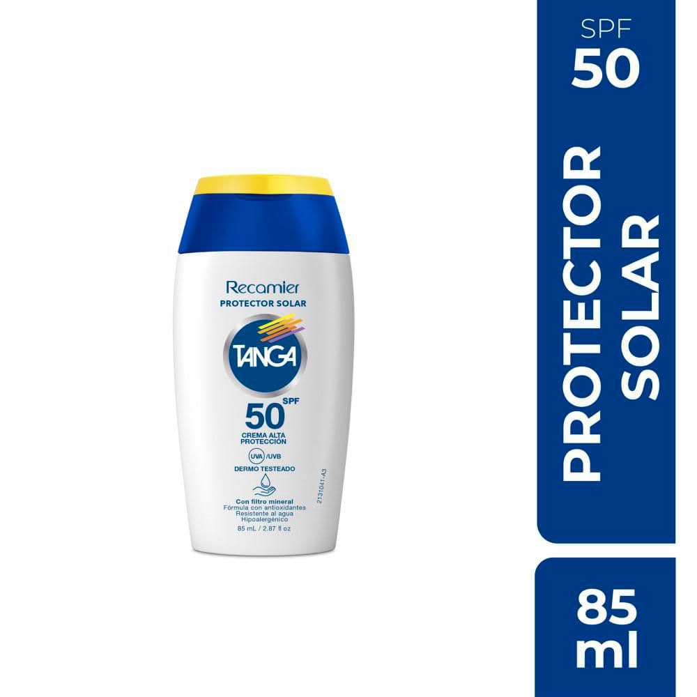 Protector solar TANGA crema FPS 50 (85  ml)