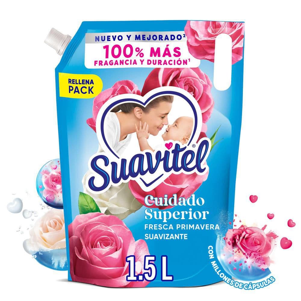 Suavizante SUAVITEL cuidado superior fresca primavera (1500  ml)