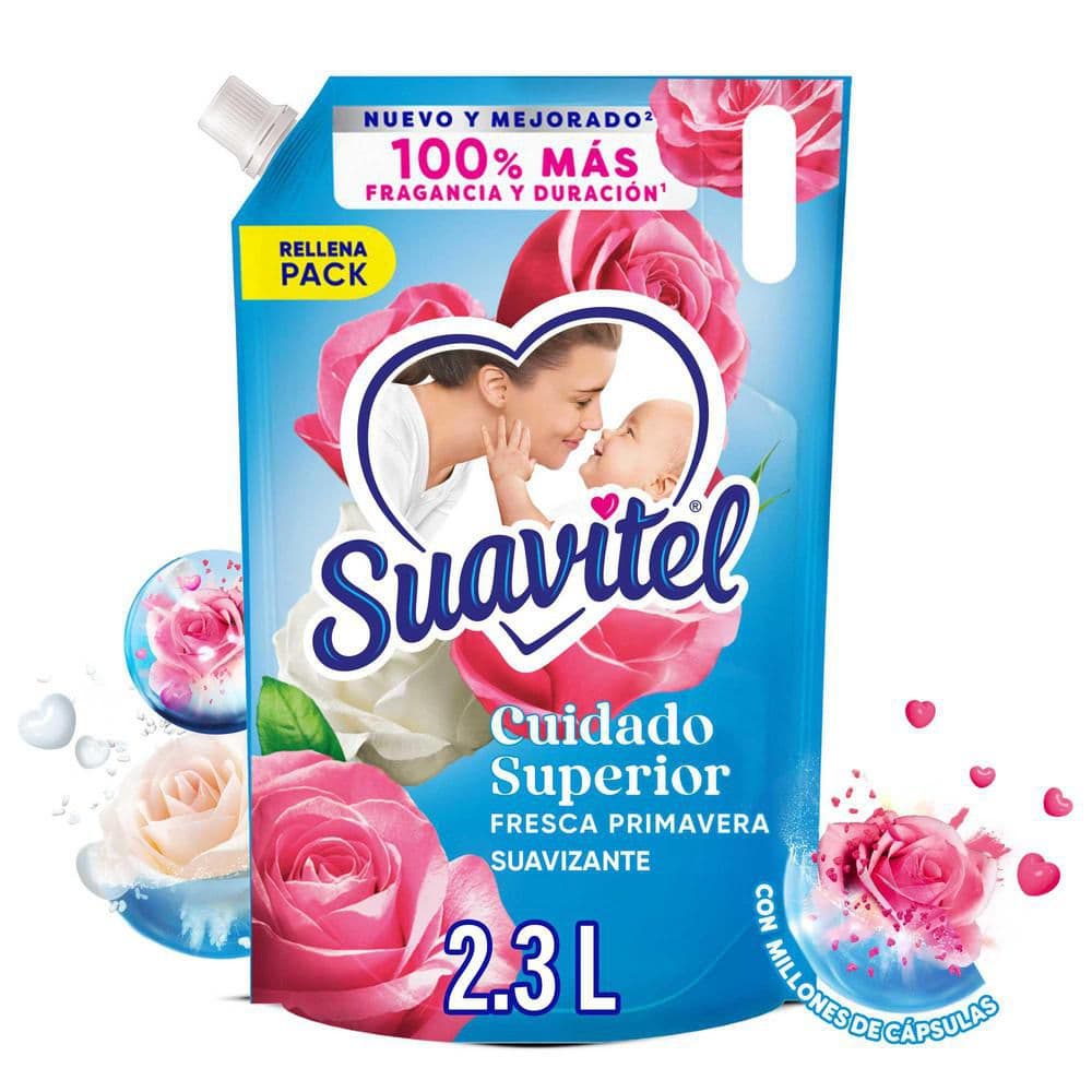 Suavizante SUAVITEL cuidado superior fresca primavera (2300  ml)