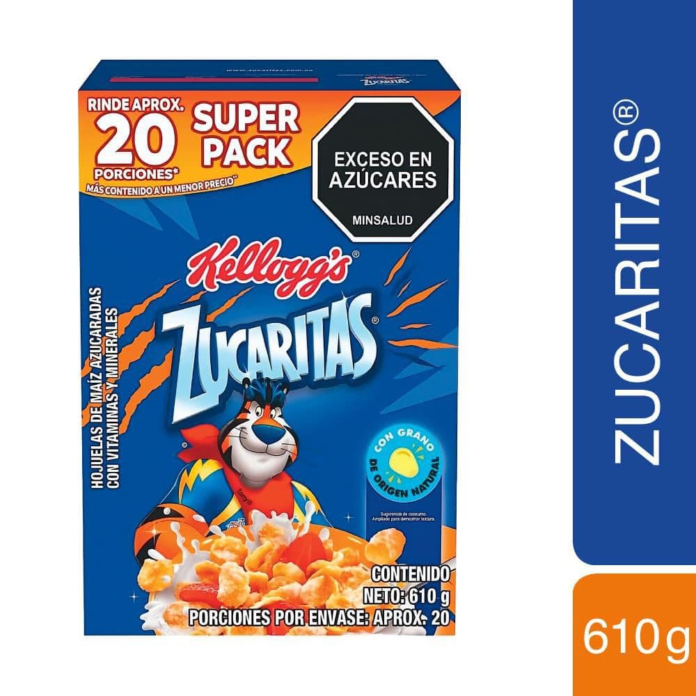 Cereal ZUCARITAS hojuelas de maíz azucaradas (610  gr)