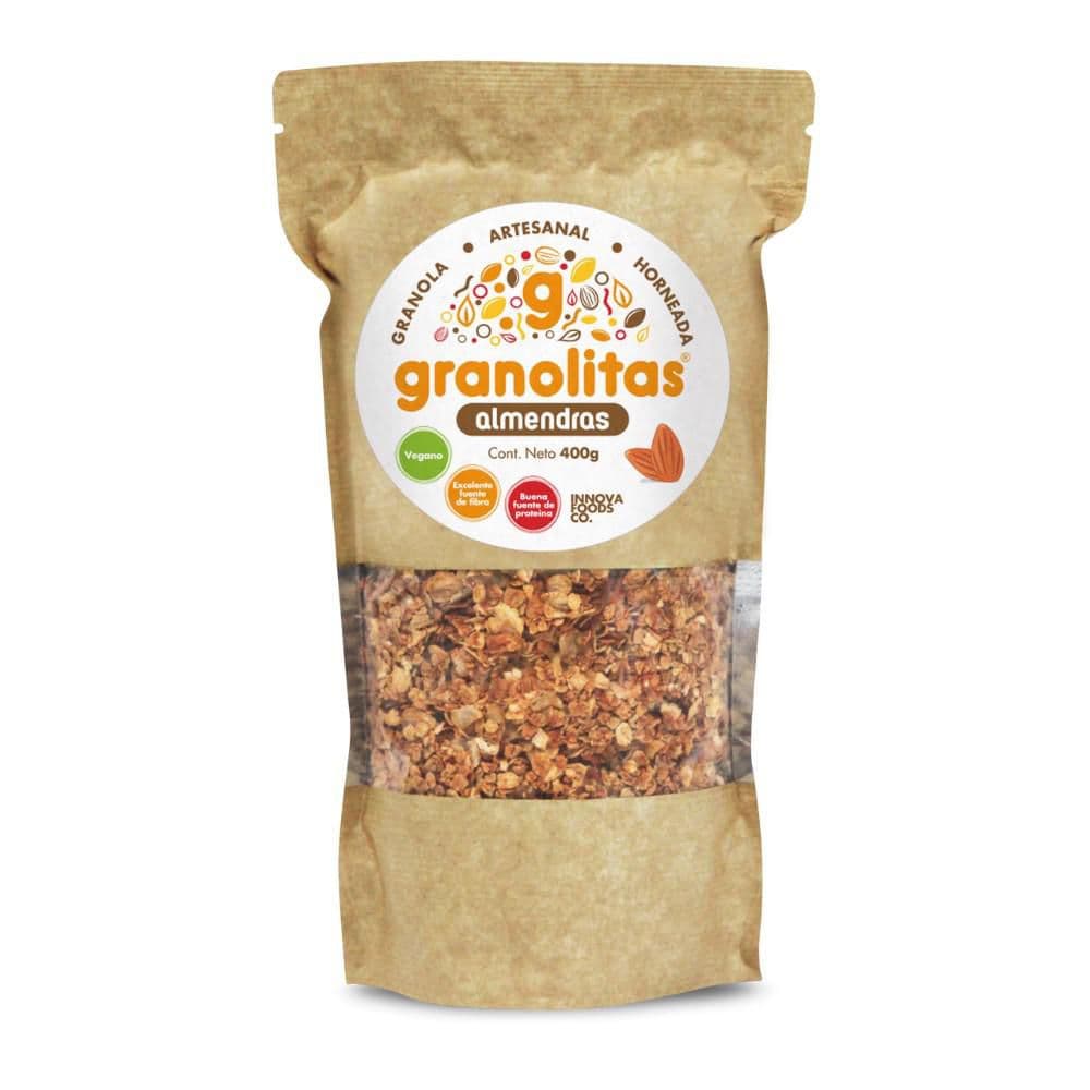 Granola GRANOLITAS artesanal horneadas almendras (400  gr)