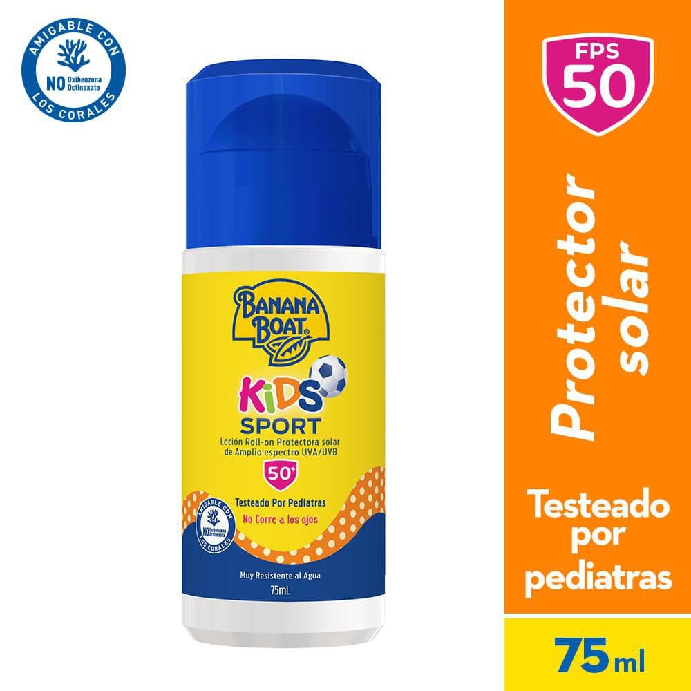 Protector solar BANANA BOAT roll on kids sport FPS 50  (75  ml)