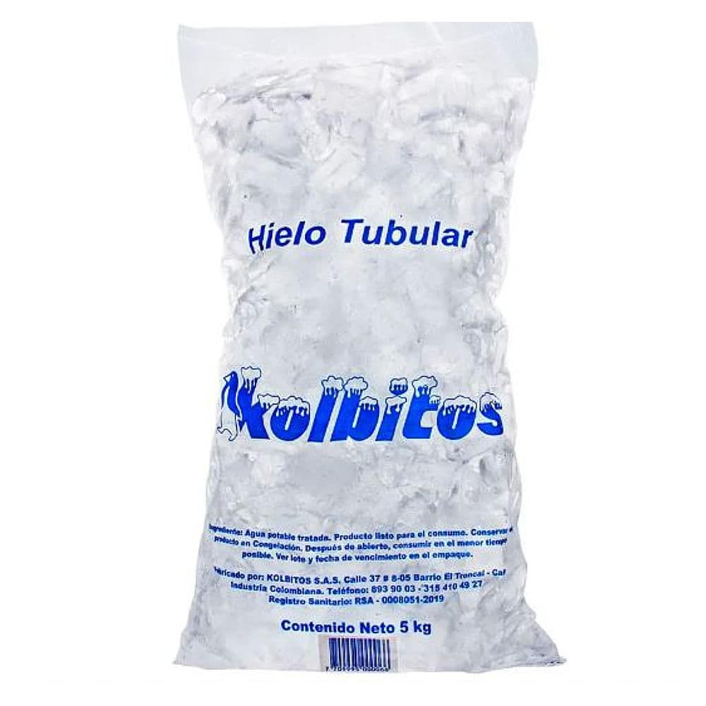 BOLSA HIELO TUBULAR MEDIANA X KOLBITOS 5000  gr