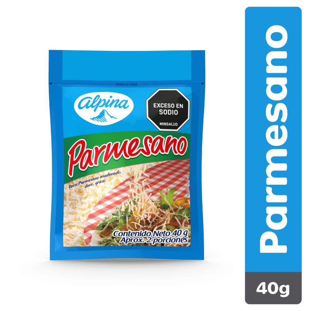 Queso Parmesano ALPINA rallado   (40  gr)