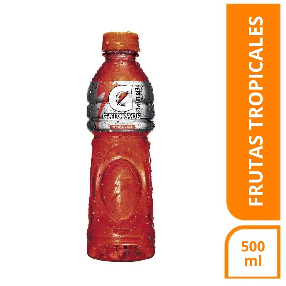 Bebida hidratante  GATORADE frutas tropicales (500  ml)