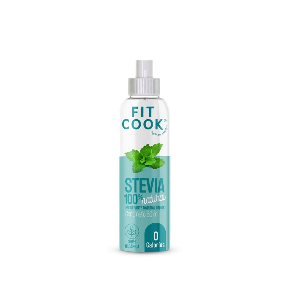 Endulzante FITCOOK líquido stevia natural (60  ml)