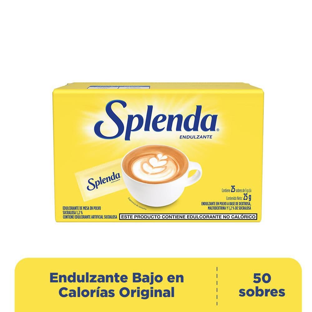 Endulzante SPLENDA 50 sobres (50  gr)