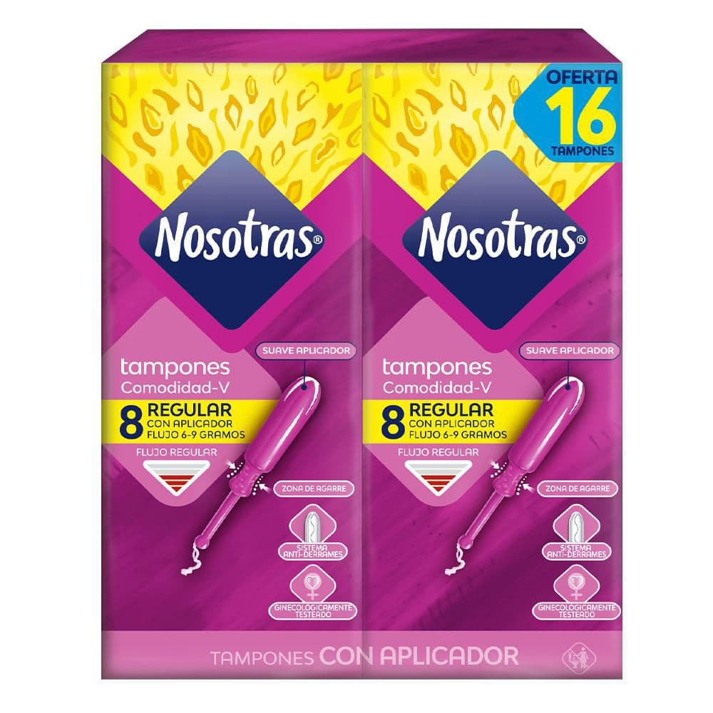 Tampones NOSOTRAS con aplicador regular (16  und)