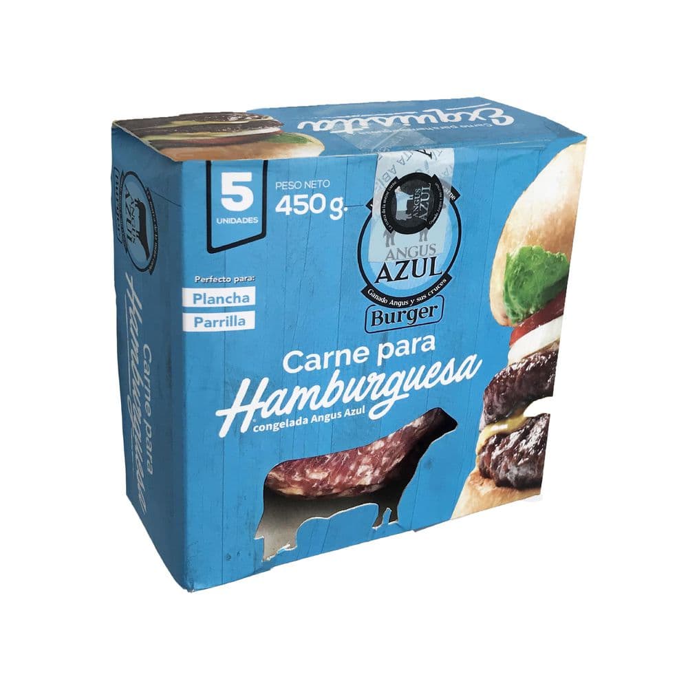 Hamburguesa ANGUS AZUL angus azul x5und (5  und)